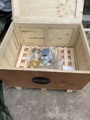 Samson Control Valves 3241 Globe Valve พร้อมตัวกระตุ้นนิวเมติก 3277 และ 3725 Positioner 4708 Regulator