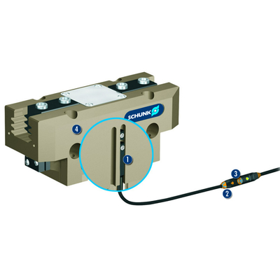Schunk สวิตช์แม่เหล็กอิเล็กทรอนิกส์ MMS 22 สำหรับมือจับหุ่นยนต์อุตสาหกรรมและมือจับ
