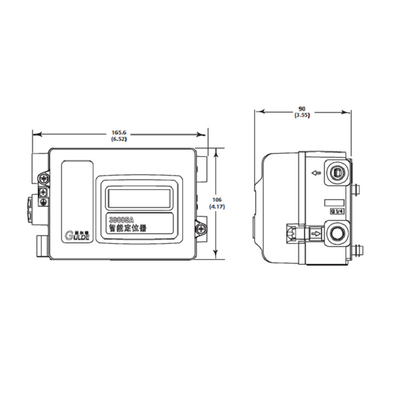 Gulde Valve Positioner ราคา 3800SA ตัวกำหนดตำแหน่งอัจฉริยะพร้อมวาล์วควบคุม 5100