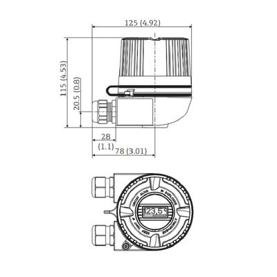 Endress Hauser ITEMP เครื่องส่งสัญญาณอุณหภูมิ TMT72 TMT162 TMT142B TMT82