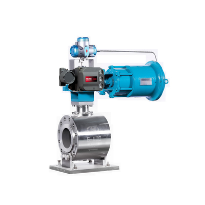 วาล์วควบคุมแบบโรตารี่พร้อมตัวกำหนดตำแหน่งวาล์ว Fisher DVC6200 ตัวควบคุมตัวกรอง Fisher 67CFR