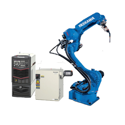 YASKAWA AR1440 หุ่นยนต์เชื่อม Mig 12Kg น้ำหนักบรรทุก 1440 มม. ถึง Panasonic 350GL5 เครื่องเชื่อมไฟฉาย
