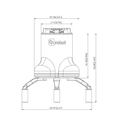 3FG15 ONrobot Collaborative Electric Robot Gripper มีนิ้วมือ