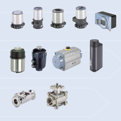 Burkert Pneumatic Actuator Type 3004 20 ถึง 100Nm Electric Rotary