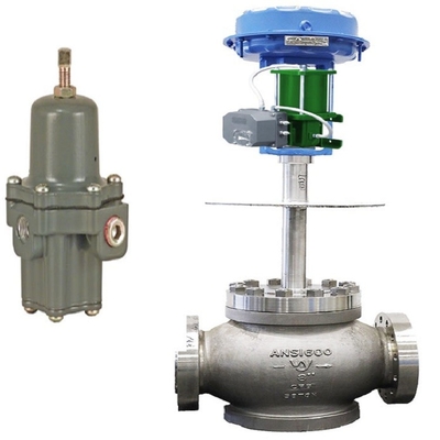 วาล์วควบคุมนิวเมติก Qquipped Rotork Actuator 3710 67CFR วาล์วลดแรงดันกรอง
