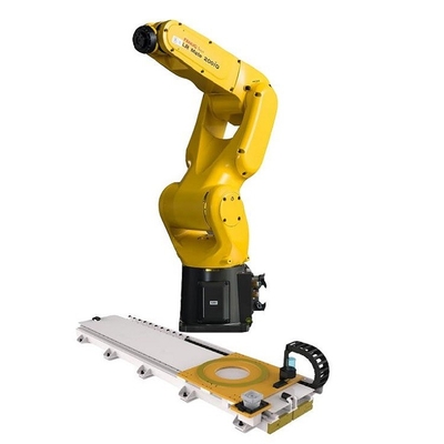 Fanuc Palletizing Robot Arm LRMate-200iD 6 แกนสูงสุด 717 มม. พร้อมรางหุ่นยนต์ GBS
