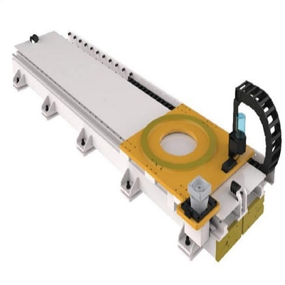 หุ่นยนต์จัดเรียงพาเลท Fanuc 5 แกนอุตสาหกรรม M-410iB/140H พร้อมรางหุ่นยนต์ GBS