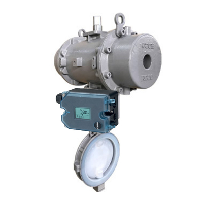 KOSO Pneumatic Samson Smart Positioner 3725-00 วาล์วผีเสื้อพร้อม Positioner