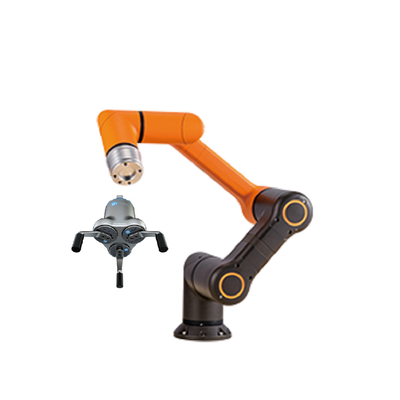 แขนหุ่นยนต์ทำงานร่วมกัน HCR-3A พร้อมระบบการมองเห็น Onrobot Gripper Hanwha 6 Axis Cobot Palletizer