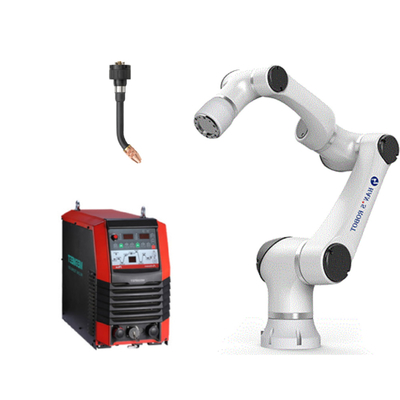Hansrobot Elfin03 แขนหุ่นยนต์ทำงานร่วมกันสำหรับการเชื่อม Cobot 6 แกน น้ำหนักบรรทุก 3 กก