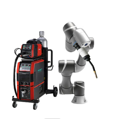 TM5-700 แขนหุ่นยนต์ทำงานร่วมกันพร้อมเครื่องเชื่อม TBI Torch สำหรับ Mig Mag Tig