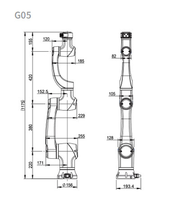6 แกน CNGBS น้ำหนักบรรทุก 3 กก. แขนหุ่นยนต์เชื่อม Cobot พร้อมเครื่องเชื่อม Tig MiG Arc