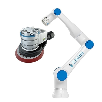 แขนหุ่นยนต์โคบอท 6 แกน CNGBs น้ำหนักบรรทุก 3 กก. พร้อมเครื่องขัด Onrobot ที่ยืดหยุ่นสำหรับหุ่นยนต์เจียร