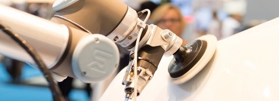 แขนหุ่นยนต์โคบอท 6 แกน CNGBs น้ำหนักบรรทุก 3 กก. พร้อมเครื่องขัด Onrobot ที่ยืดหยุ่นสำหรับหุ่นยนต์เจียร