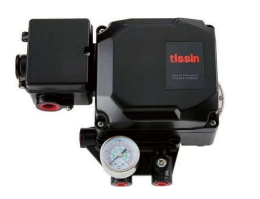 วาล์วควบคุมไฟฟ้าพร้อม Tissin Smart Valve Positioner TS600 Series Pneumatic Positioners และ Asco Solenoid Valve