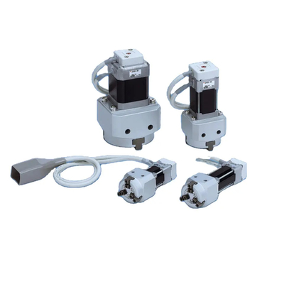 หุ่นยนต์โคบอท UR UR10 พร้อม SMC Electric Gripper ชนิด 3 นิ้ว หุ่นยนต์ทำงานร่วมกัน LEHS สำหรับการจัดการพาเลท