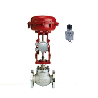 นิวเมติกตำแหน่งวาล์วรักษาการเดี่ยว Burkert พร้อม Masoneilan SVI 221113121