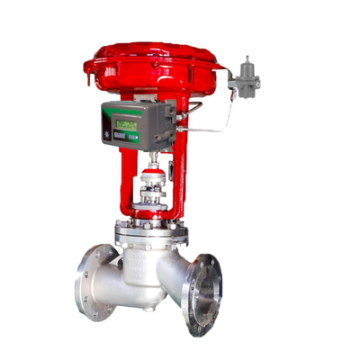 นิวเมติกวาล์วควบคุมพร้อมตัวควบคุมตัวกรอง 67CFR และตำแหน่งวาล์ว Fish-er DVC2000