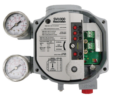 Masoneilan SVI1000 ตัวกำหนดตำแหน่งวาล์วควบคุมด้วยลม BR200 BR400 Volume Booster 78-40 Filter Regulator