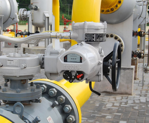 ROTORK Electric Actuator IQ พร้อมวาล์ว Wuzhong ของจีนและบอลวาล์ว Flowserve