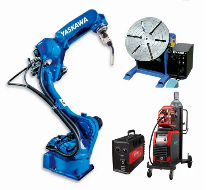 Yaskawa Industrial Robot 6 Axis Arc Welding Robot Arm ไฟฉายเชื่อม Mig