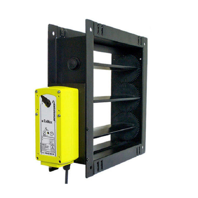 วาล์วควบคุม Schischek Range Double Acting Electric Pneumatic Actuator ทำงานร่วมกับแดมเปอร์
