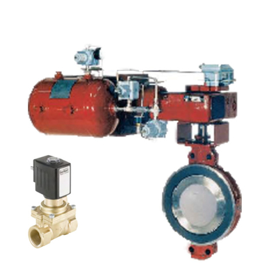 Masoneilan Actuator พร้อม Burkert Solenoid Valve ทนอุณหภูมิสูง 2/2 Running Burkert Brass Solenoid Valve 6524