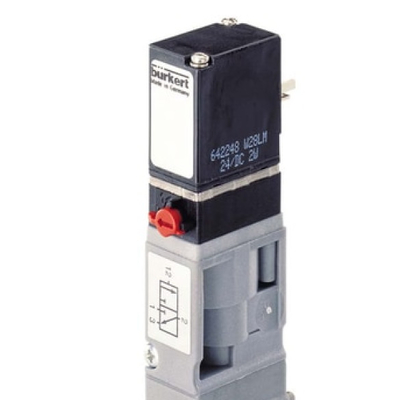 Masoneilan Actuator พร้อม Burkert Solenoid Valve ทนอุณหภูมิสูง 2/2 Running Burkert Brass Solenoid Valve 6524