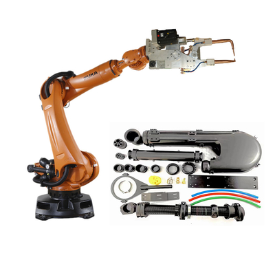 หุ่นยนต์อเนกประสงค์ KR 360 R2830 พร้อมปืนเชื่อมจุด แขนหุ่นยนต์อุตสาหกรรม KUKA