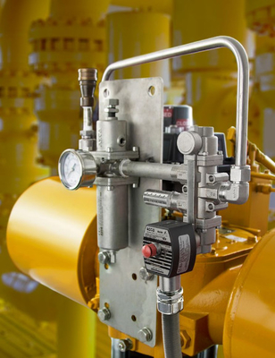 อุปกรณ์จ่ายก๊าซธรรมชาติอัด 291 แรงดันสูง 5,000 Psi CNG ASCO โซลินอยด์วาล์วพร้อมวาล์ว Masoneilan