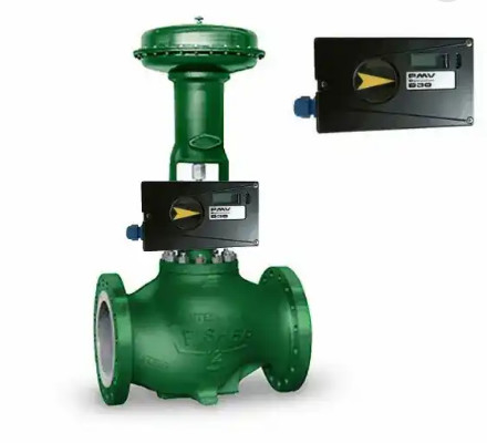 วาล์วควบคุมนิวเมติกของจีนพร้อม Flowserve ตัวกำหนดตำแหน่งควบคุมวาล์วอัจฉริยะ PMV D30 Valve Positioner