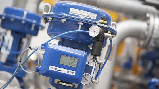 วาล์วที่เสถียรและเชื่อถือได้ วาล์วเดรนไอน้ำแบบลูกบอลลอย Spirax Sarco Valve Positioner