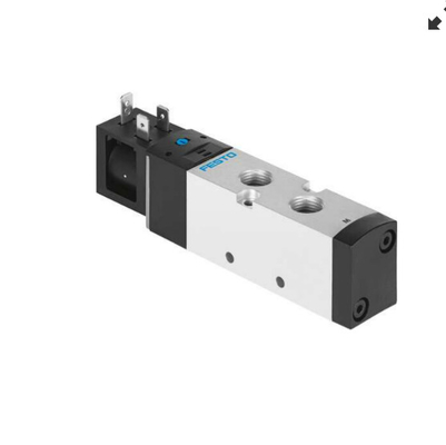 วาล์วควบคุมจีนพร้อมตัวกระตุ้นนิวเมติกและ Asco 8210G และ Festo VUVS-L30 โซลินอยด์วาล์ว
