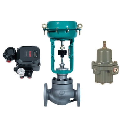 Chuanyi Control Valve มาพร้อมกับ TissinTS905 Smart Valve Positioner และ Fisher67CFR Pressure Reducing Valve