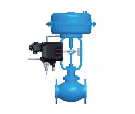 วาล์วควบคุม Chuan Yi ของจีนพร้อม Tissin TS600L EP Positioner และ Fisher 67CFR วาล์วลดความดัน
