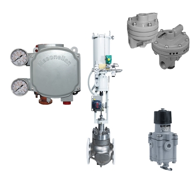 Masoneilan SVI1000 Valve Positioner BR200 BR400 Volume Booster 78-40 Filter Regulator สำหรับนิวเมติกวาล์วควบคุม -2