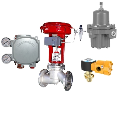 Masoneilan SVI1000 Valve Positioner Fisher 67CFR filter regulator และ China Solenoid valve สำหรับ pneumatic control valve-3