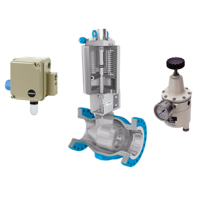 Mokveld HIPPS Valve พร้อม Samson3701 Positioner และ KOSO PRF300 Filter Pressure Reducing Valve