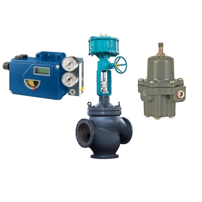 Foxboro SRD991 Flow Control Positioner Valve และ Fisher 67CFR Filter Regulator