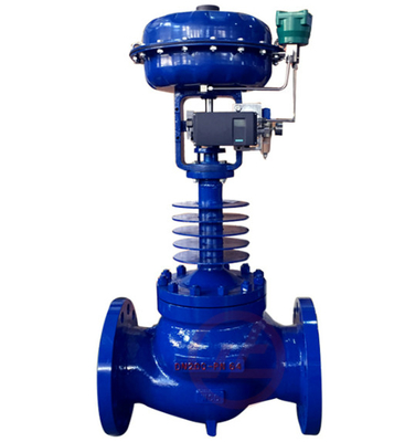 วาล์วควบคุมจีนพร้อม Siemens Positioner และ 67cfr Regulator และ Asco Solenoid Valve