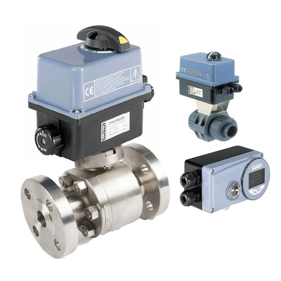 Burkert 8804 Electric Rotary Actuator พร้อมบอลวาล์ว 2/2 ทางสำหรับโซลูชันวาล์วควบคุม