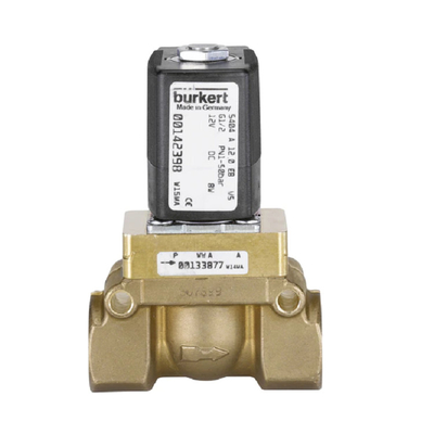 วาล์วควบคุม burket 5404 วาล์วลูกสูบ 2/2 ทางช่วยเซอร์โวสำหรับระบบน้ำ