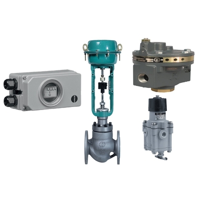 Flow Masoneilan 78-40 พร้อม Samson 3730-3 Valve Positioner และ Control Valve Fisher 2625 Filter Regulator