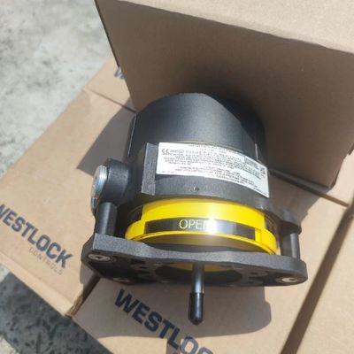 วาล์วควบคุมด้วยปูนิวเมติก อคจิวเตอร์และ Asco 8210G วาล์ว Solenoid และ Westlock 2200 สวิตช์ขั้นต่ํา