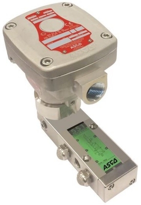 Flowserve 3200MD Valve Positioner พร้อมวาล์วควบคุมการไหลและ ASCO 551 Solenoid Valve 67CFR Filter Regulator