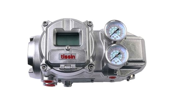 นิวเมติกวาล์วพร้อม Tissin TS905 Smart Valve Positioner และ Fisher Fisher 67CFR วาล์วลดแรงดัน