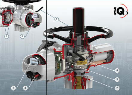 ROTORK รับประกัน 3 ปีแอคชูเอเตอร์ไฟฟ้า IQ3 พร้อมบอลวาล์วจีน Wuzhong