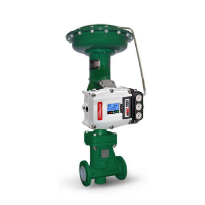 วาล์วผีเสื้อจีนพร้อมตัวกำหนดตำแหน่งวาล์ว Flowserve Logix 3800