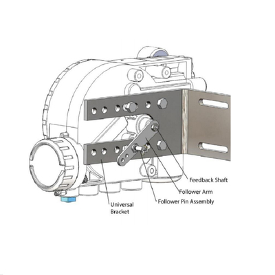 Wuzhong Globe Valve พร้อม Flowserve 3200MD ตัวกำหนดตำแหน่งวาล์ว Fisher 67CFR Filter Regulator