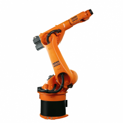 โรบอตอุตสาหกรรม Kuka KR 60-3 เป็นเครื่องรับและวางภาระ 60 กิโลกรัม พร้อมแขนหุ่นยนต์ 6 แกนสําหรับการประกอบเครื่องยนต์